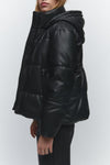 Women's Leather Faux Leather Loose Casual Cotton Coat