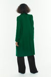 Elegant Women's Woolen Slim Overcoat