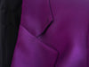 Blazer Silk Satin Texture Straight Leg Pants Suit