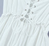 white dress puff sleeve