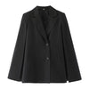 Cloak vest coat Black Blazer