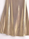 French Bright Strap Metal Dress
