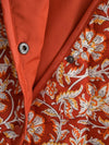 Manteau de veste rembourré en coton imprimé à motif décontracté de rue