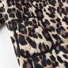 Animal Print Kimono Cardigan Loose Cotton Coat Coat