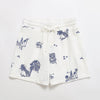 Street Casual Lace-Up Embroidered Shorts for Women
