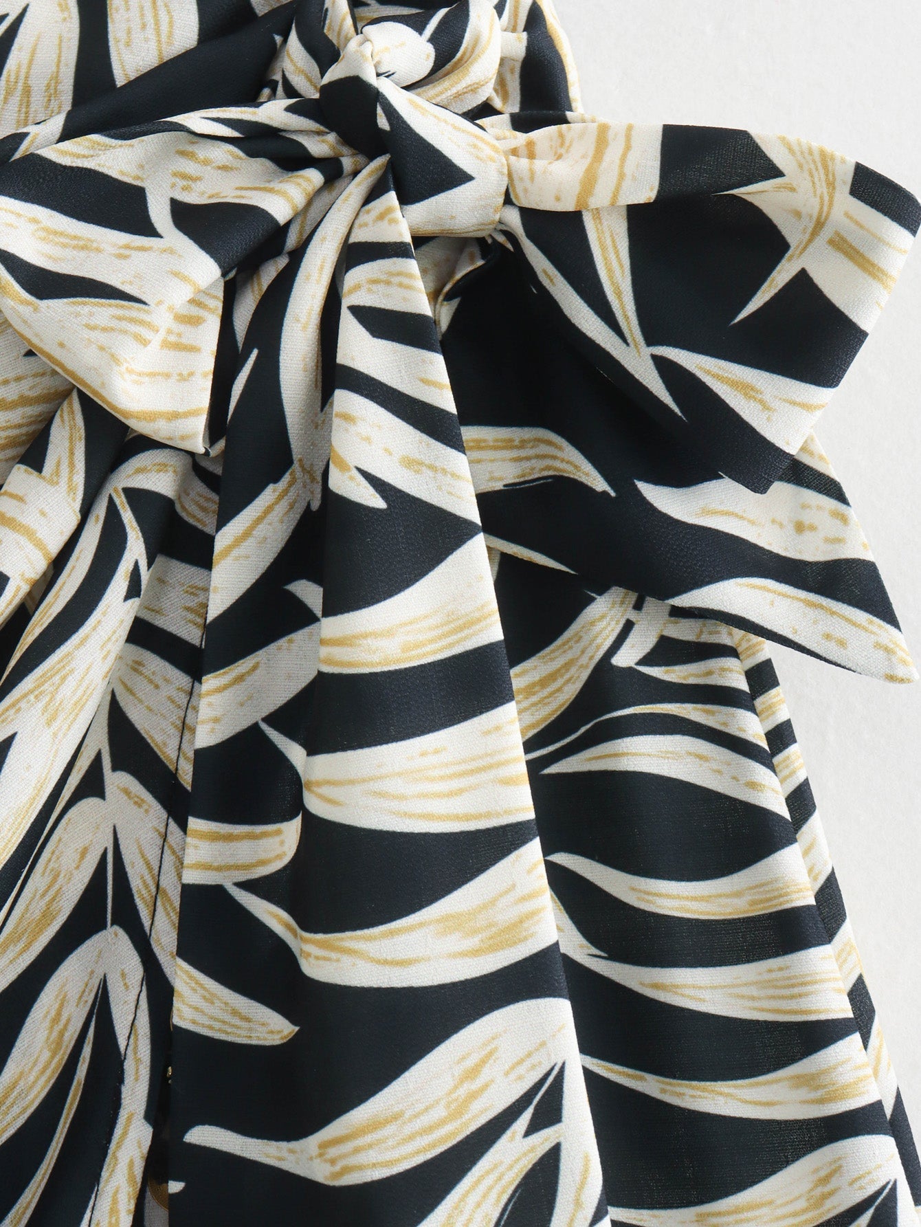 Printed Tassel Skirt for Women Slightly Mature Design