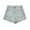 All-Match High-Waist Shorts with Perforated Hole Decoration for Women