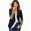 plus-size sequined casual small blazer