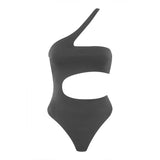 cutout one piece swimsuits One-Shoulder