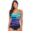 Women's Solid Color Split Swimsuit
