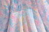 Sheer Color Organza Long Sleeve Umbrella Princess Dress