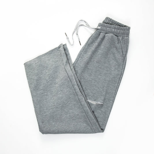 High Waist Loose Hole Straight Mopping Sports Pants