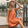 Orange Boho Dress for Women