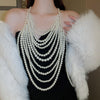 Multi-Layer Pearl Suspender Vest Elegant Chanel Tube Top