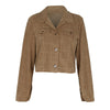 Corduroy Khaki Jacket for Women