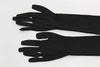 Combinaison noire coupe slim avec détails découpés et gants