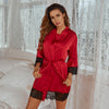 Pajamas Lace Nightgown Suspender Shorts Suit