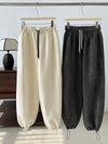 Winter Thickening Lamb Wool Ankle Banded Pants