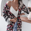 Tassel Bell Sleeve Floral Casual Rayon Sun Protection Shirt Beach Cover Up