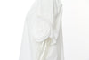 Weißes Kurzarm-Nischenhemd mit Blumenmuster für Damen, für den Arbeitsplatz