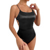 Body gilet corset dos nu à bretelles spaghetti pour femmes
