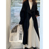 Drawstring Cotton Trench Coat for Women