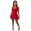 Casual Knitted Fimbriated Two-Piece Set for Women