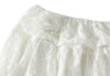 Irregular Asymmetric Lace Skirt Tiered Dress Design