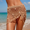 Sexy Pure Hand Crocheting Shell Beach Skirt