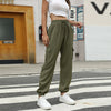Loose Cargo Pants Ankle-Tied Trousers