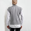 Hemp Turtleneck Vest Vintage Sweater