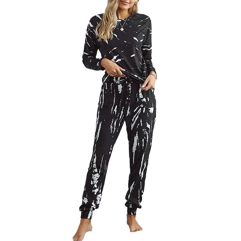 Long-Sleeved Casual Home wear Suit Pajamas Women