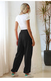 Casual Sports Loose Ankle Banded Pants