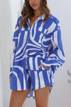 Casual Two-Piece Set for Home Wear or Seaside Outings