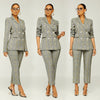 Spring Elegant Slim Plaid Business Suit