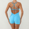 Peachy Fit Air Yoga Bodysuit with Quick-Drying Sports Pants