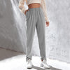 Trendy Loose Straight Gray Casual Sweatpants for Women