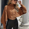 Solid Color Knitwear Long Sleeve Pullover Women