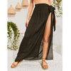 Lace-up beach sun-protective sarong skirt